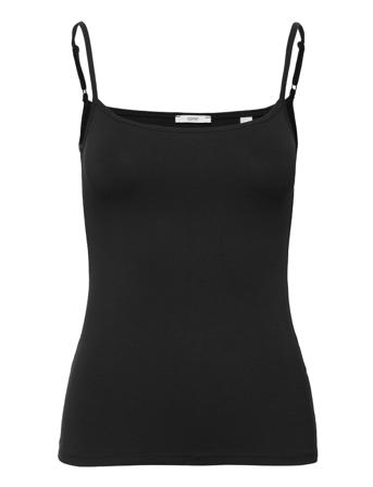 T-Shirts Top Ærmeløs Top Sort Esprit Casual