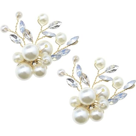 Par med perleklips til sko med krystaller, DIY-skotilbehør, dekor