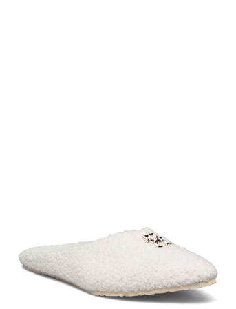 Pointy Faux Fur Homeslipper Slippers Tofflor Vit Tommy Hilfiger
