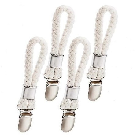 4 stk Håndkleklype Håndkleholder BEIGE