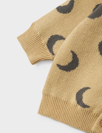 Lil'Atelier Nbmlulio Knit Card Lil - Beige - 62