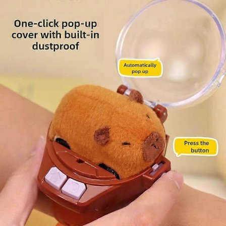 Kapibara-kani-kauko-ohjattava auto kellolelu valolla 2.4G kilpa-auto rannelelu lapsille RC pieni auto interaktiivinen peli