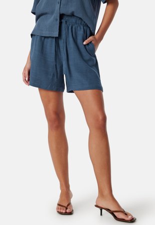 Object Collectors Item - Objsanne HW Wide Shorts - Denim - Kläder - - Bubbleroom