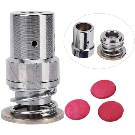 Pyöreä kangasnappi-työkalusarja, leivän muotoinen, sisältää leikkaus- ja muottityökalut (28L)