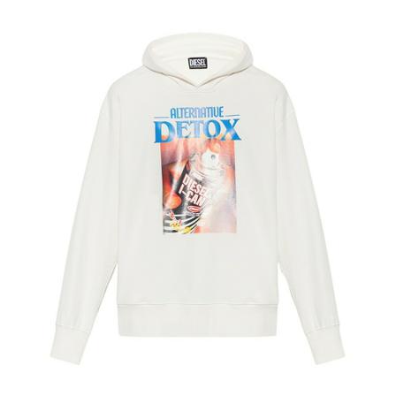 Diesel, Sweatshirts & Hoodies Wit, Heren, Maat:XL