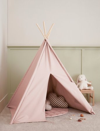 Kid's Concept Tipi Tent Light Pink - Pink - ONE SIZE