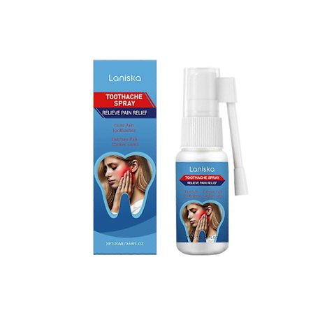 Laniska Lugnande Spray för Tandkött Mild Formula Lindra Obehag Vård Oral Portabel Lättanvänd Spray