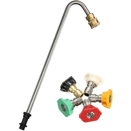 Rennesystem Rengjøringssett, Understell Vaskelanse Kompatibel med Karcher K2 K3 K4 K5 K6 K7 Høytrykksvaskere