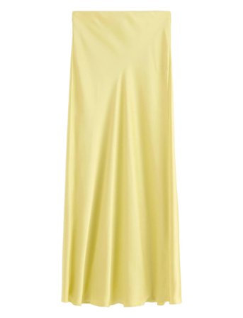 Lindex | Maxi Skjørt I Sateng | XS