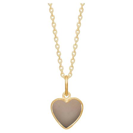 Frk. Lisberg, Aya necklace smoky Grijs, Dames, Maat:S