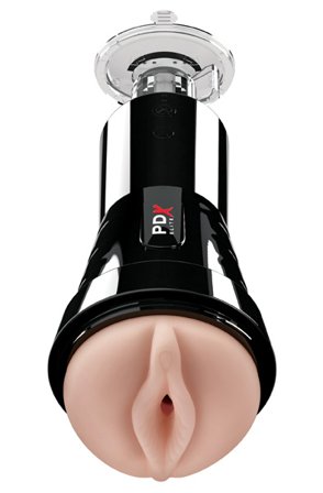 Pipedream PDX Elite Cock Compressor Vibrating Stroker Masturbator med vibration - Blushme.se