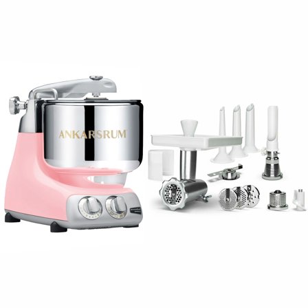 Ankarsrum Assistent Original AKM6230 Cloudy Pink + komplett köttkvarn | Köksmaskiner > Köksassistenter | Bagaren och Kocken