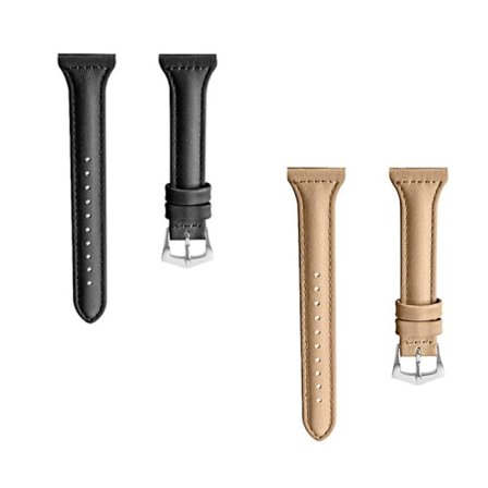 SKALO Lærarmbånd for Garmin Venu 2S - Flere farger Beige