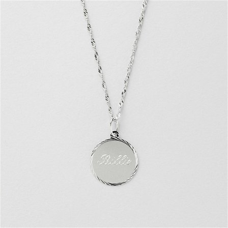 Celeste Necklace Engraving