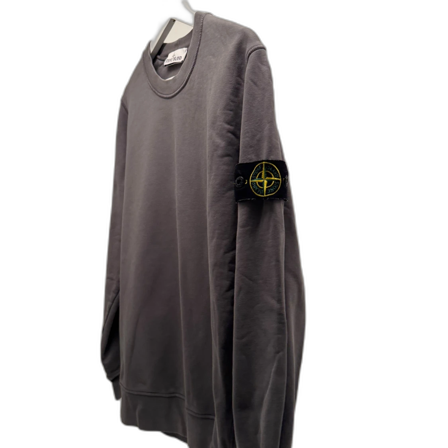 Grå Stone Island sweatshirt
