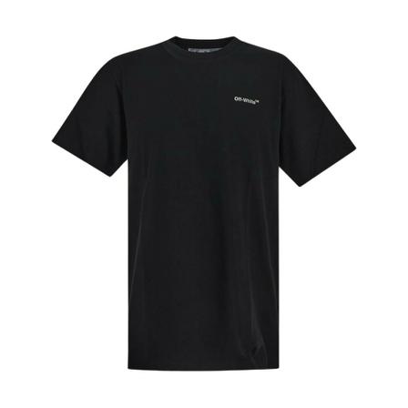 Off White Bricks Slim T-shirt , Zwart , Heren , Maat: L