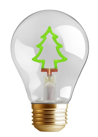 SYNERGY Retrofit E40 Deko Bulb XMAS Tannenbaum Aufladbar