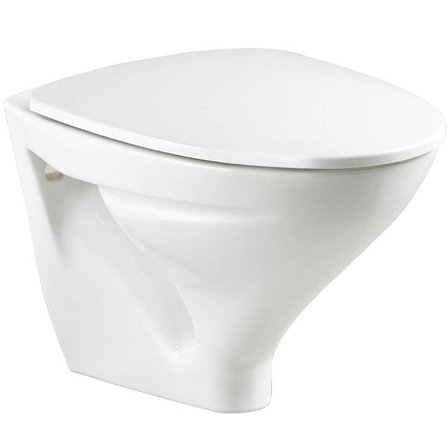 Ifö Sign 687506509 WC-skål vegghengt, med mykt sete, Baderom