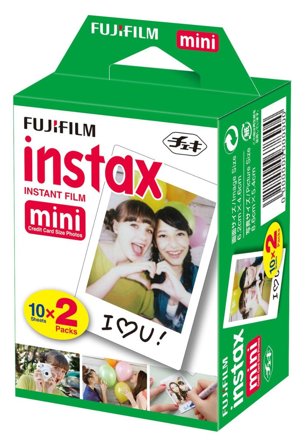 FUJI Instax Mini hurtigvirkende fargefilm - ISO 800 - 10 - 2 kassetter