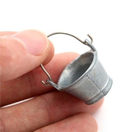 Vatten hink 1:12 älva hem kök pretnd lek spel dockahus miniatyr hink klassisk låtsas lek möbler leksaker