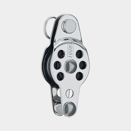 Harken 25mm Forkhead Wire Block - Becket (466)