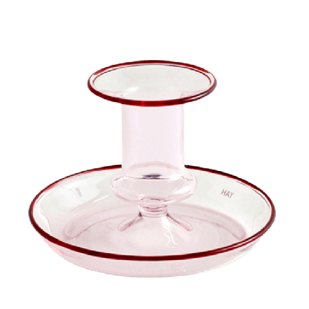 HAY Ljusstake Flare Ljus & ljusstakar Rosa ONESIZE