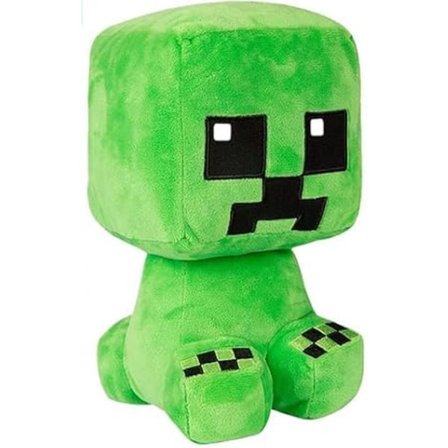 ponpom Crafter Creeper Plysch Leksak, Grön, 22 cm Hög