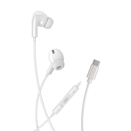 USB-C -kuulokkeet Samsungille / iPhone 15, 16 ja matkapuhelimille USB-C-liittimellä, valkoinen