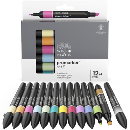 ProMarker 12-set + blender (Set 2)