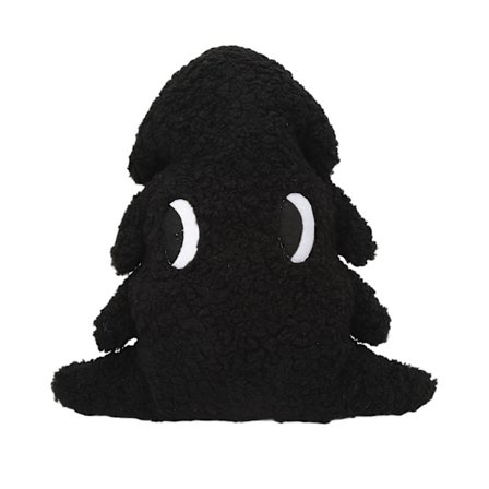 Fyrretræ Plys udstoppet legetøj Yndige store øjne Superblød boligindretning Kastepude til sofa Stue Sort