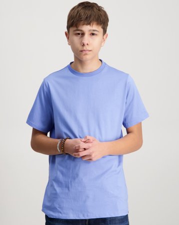 Zeke Essential Logo Tag Tee Blau T-Shirts Jungen - Kids Brand Store