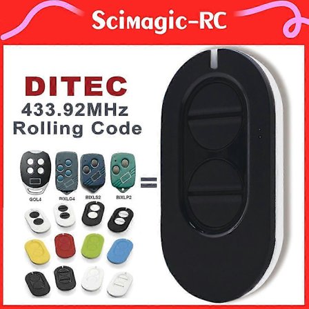 Ditec Entrematic Zen 2/ Zen 4 Gol4 Autotallin Kaukosäädin Yhteensopiva Zen2w Zen4w Bixlg4 Bixlp2 Bixls2 43392mhz Portin Ovenavaaja