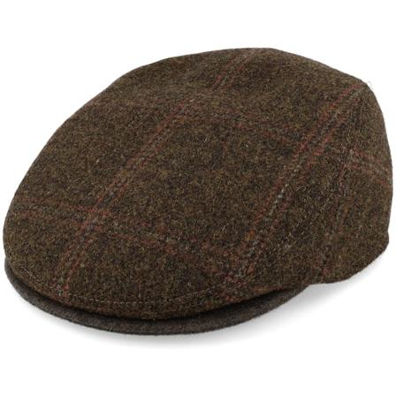 Mayser - Erik Shetland Kombi Brown Flat Cap Flatcap Brown Cap - @ Hatstore