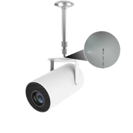 Projektor tilbehør tak og veggstativ for projektor bakgrunnslys kompatibel med brakett henger 1/4 skrue hull skrue