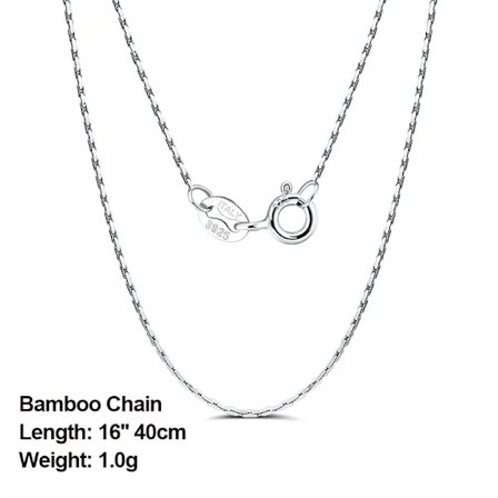 Äkta 925 Sterling Silver Figaro Halsband O-Ring Halskedja Tvinnad Orm Bar Singapore Box Kedja Halsband Dam 1