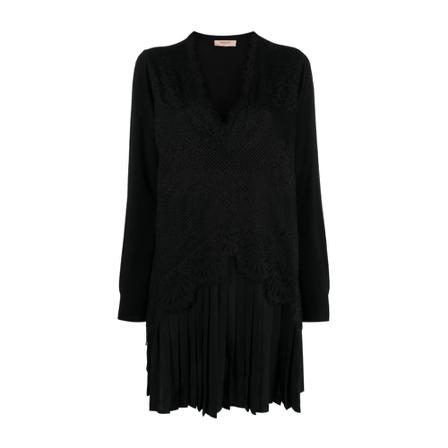 Twinset, Short Dresses Zwart, Dames, Maat:L