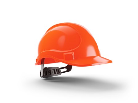 Hellberg Factor 31406-091 Vernehjelm orange Orange, Hodebeskyttelse