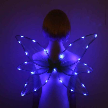 Fairy Wings Farverige Wings BLÅ