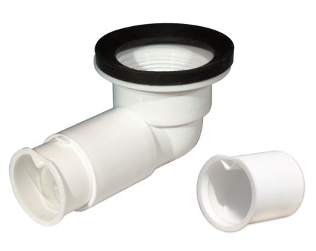 Purus PUM Utløpsvinkel til badekar, Innendørsavløp