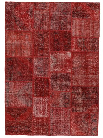 Vintage Patchwork Tæppe 170X240 Uld