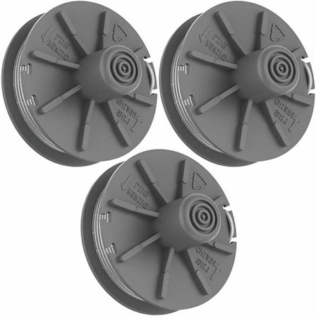 Gardena Klippetrådspole, 3 stk. spole for turbotrimmer 5307-20 6m snorerstatning gresstrimmerspole for Gardena
