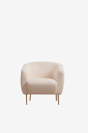 Hanah Home - Nojatuoli Henie - Beige - Nojatuolit - - Homeroom