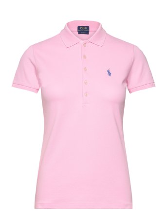 Polo Ralph Lauren Slim Fit Stretch Polo Shirt - Pink - S