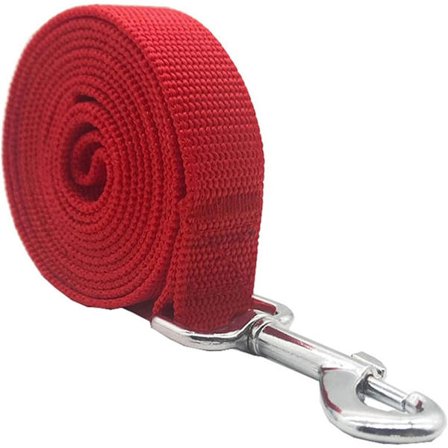 Hållbar nylon hundkoppel 19,6 fot långt, promenadträningshundkoppel