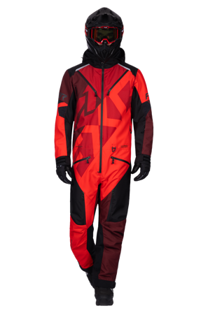FXR Cold Cross CX F.A.S.T Isolerad Monosuit 26 Röd/Oxblood M