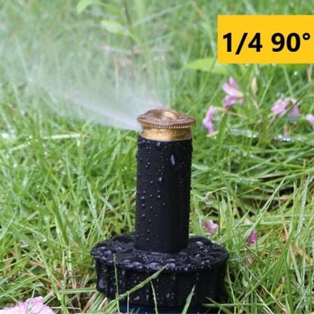 Havesprøjtedyse vanding Sprinklerhoved 1/4 90 1/4 90