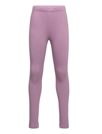 Leggings Basic Brushed Solid Leggings Lilla Lindex*Betinget Tilbud