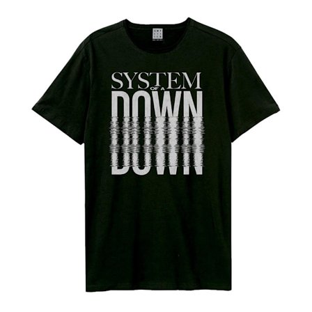 Amplified Unisex Vuxen Statue Ripples Systems Of A Down T-Shirt