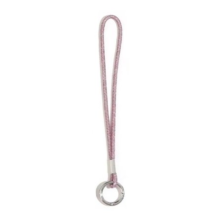 Pink Bright Rhinestone Phone Lanyard Crystal Bling Bling Phone Case Chain Straps Diamond Phone Anti-lost Rope Phone Accessories