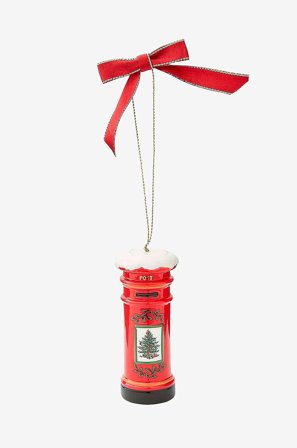 Spode - Ornament Christmas Tree All Things British Post Box - Flerfarvet - Julepynt - Fra Homeroom